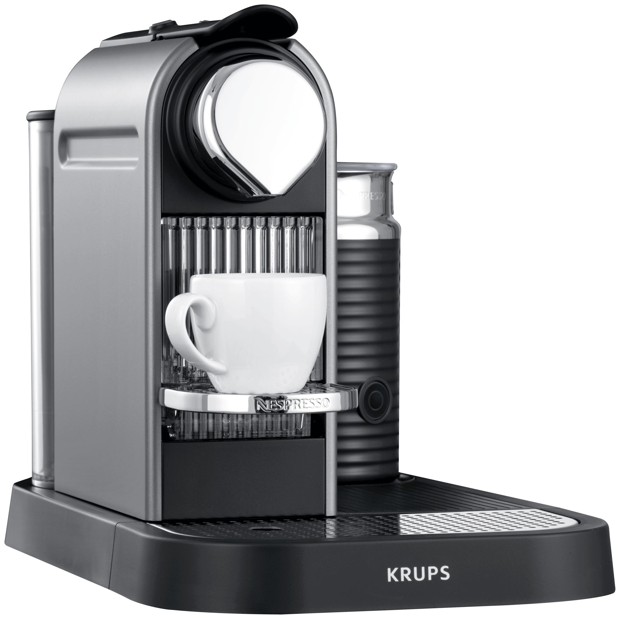 Cafetera de cápsulas Nespresso - Krups XN 730 T P4 CITIZ Milk Titan Presión 19 bares,