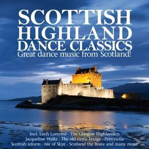 Albumcover: Scottish Highland Dance Classics. Zeigt eine Burg, ein Gewässer und Text.