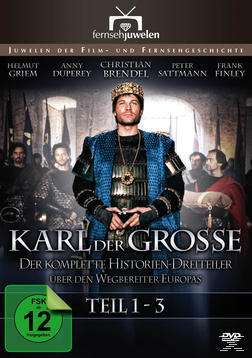 DVD-Cover mit einem Mann in Kostüm und Text, verschiedene Farben.