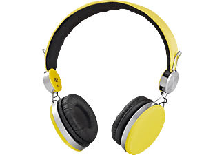 ISY IHP-1000 Design Kopfhörer gelb Kopfhörer Gelb