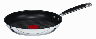TEFAL E94104 Gourmet Induction Bratpfanne (Edelstahl, Beschichtung: PTFE, 24 cm)