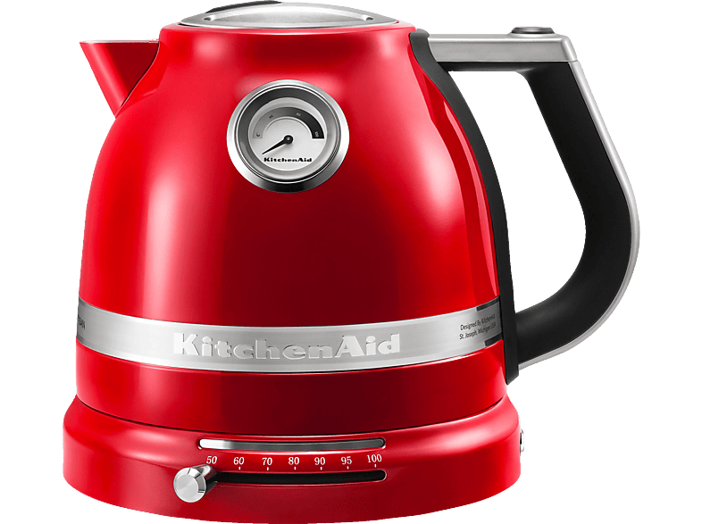 Kitchen Aid 5 KEK 1522 EER Artisan Wasserkocher (Rot, 1.5 Liter, 2400 Watt)