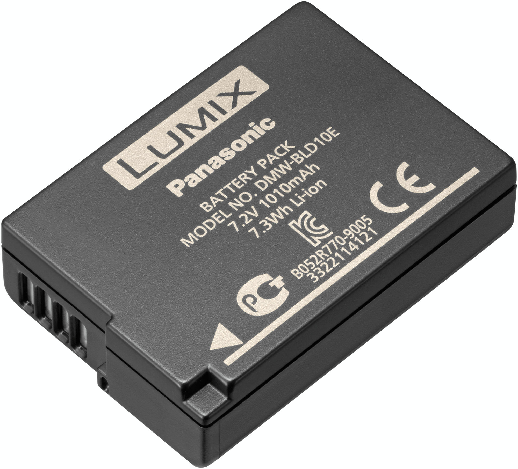 PANASONIC DMW-BLD10-E Akku, Li-Ion, 7.2 Volt, 1010 mAh