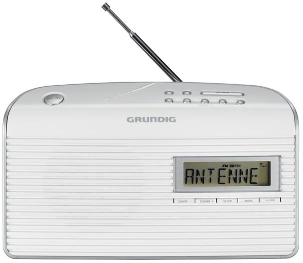 GRUNDIG Music 61 Tragbares Radio, Digital, Weiß