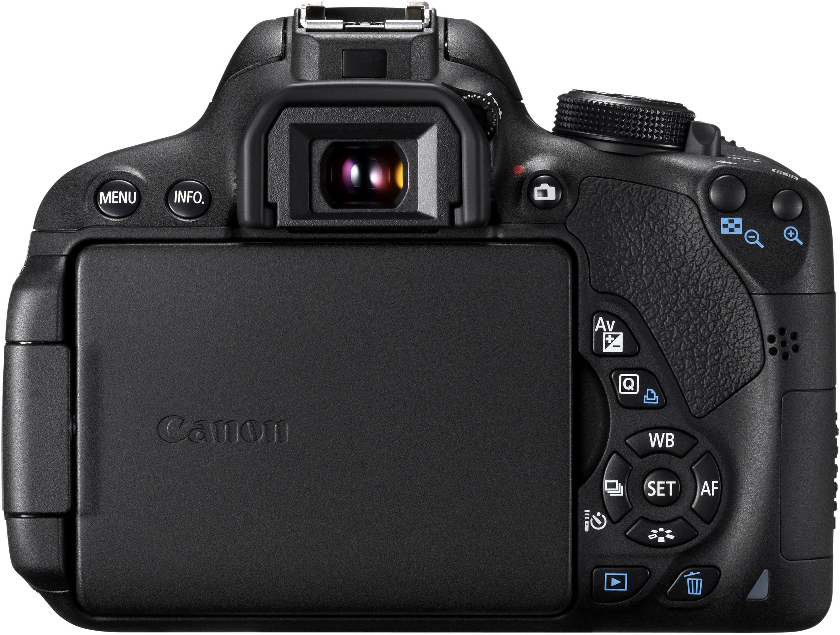 CANON EOS 700D Spiegelreflexkamera, 18 Megapixel, 18-55 mm, 55-250 mm Objektiv, Schwarz