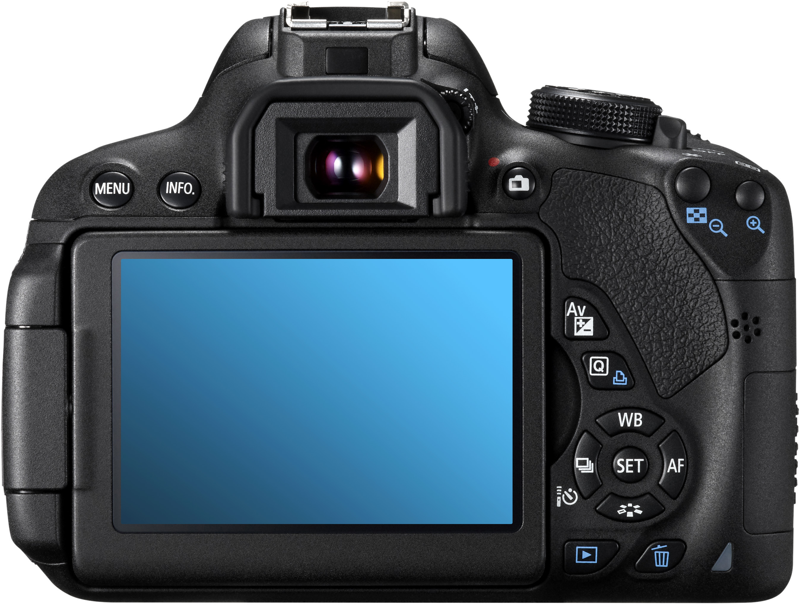 CANON EOS 700D Spiegelreflexkamera, 18 Megapixel, 18-55 mm, 55-250 mm Objektiv, Schwarz