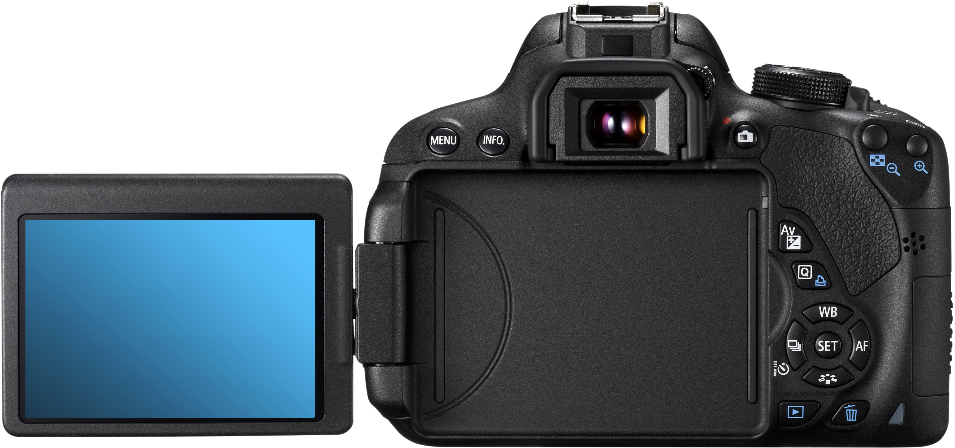 CANON EOS 700D Spiegelreflexkamera, 18 Megapixel, 18-55 mm, 55-250 mm Objektiv, Schwarz