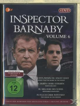 DVD-Cover: Zwei Männer, Titel "Inspector Barnaby". Text über Episoden.