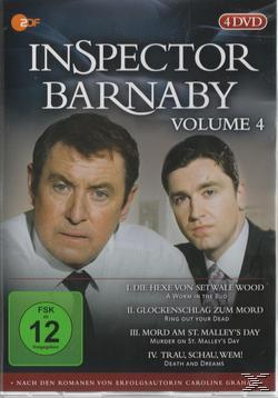 DVD-Cover von Inspector Barnaby Band 4, mit zwei Männern in Anzügen.
