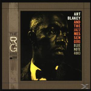 Art Blakey-Albumcover, Nahaufnahme eines Männergesichts.