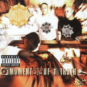 Albumcover: drei Männer vor einem Tisch, mit dem Bandnamen 'Gang Starr' und Text.