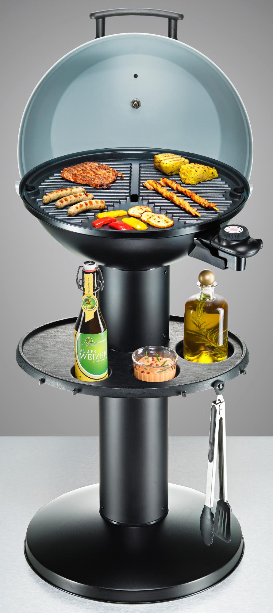 ROMMELSBACHER BBQ 2004 S Elektrogrill, Schwarz (2200 Watt)