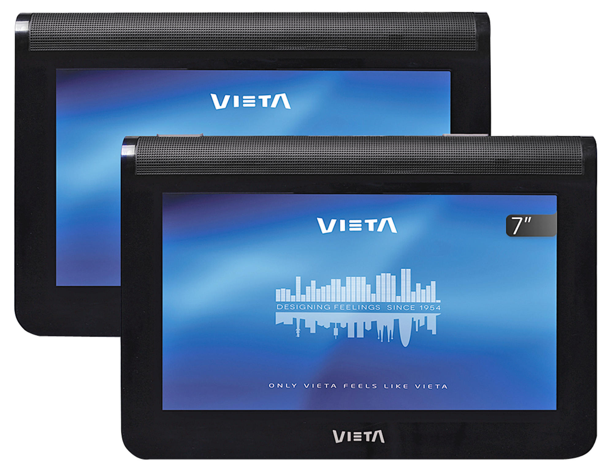 Pantallas coche - Vieta VM-HS247BK Doble pantalla 7"