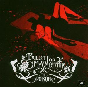 Albumcover mit dunklem Hintergrund und einer Frau in Rot, die sich hinlegt. Der Titel lautet 'The Poison'.