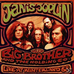 Cover von Janis Joplin mit ihrer Band. Text: 'Janis Joplin with Big Brother... Live at Winterland'.