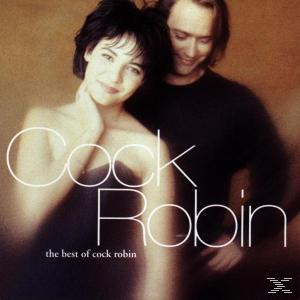 Albumcover mit einem Mann und einer Frau, die sich umarmen, der Text 'Cock Robin' ist weiß auf dem Cover.