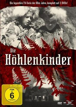 DVD-Cover: Zwei Kinder mit Pelzmützen vor winterlichem Hintergrund mit rotem Design und Text.