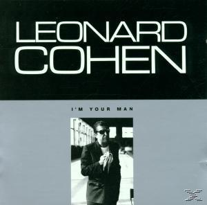 Leonard Cohen Albumcover. Cohen im Anzug, hält eine Zigarette. Schwarz-grauer Hintergrund.
