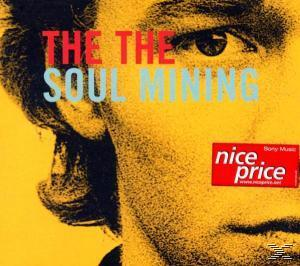 The The Albumcover. Gesicht mit Text 'SOUL MINING' und 'nice price' Aufkleber.