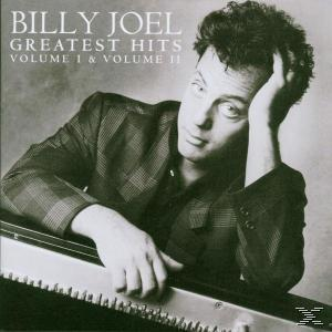 Billy Joel Albumcover. Schwarzweißbild des Künstlers mit Kopf auf dem Klavier.