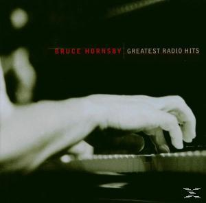 Albumcover. Titel: Bruce Hornsby, Greatest Radio Hits. Hände spielen Klavier.