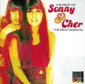 Albumcover von Sonny & Cher. Sie sind eng beieinander abgebildet, Text in Rot und Gelb.