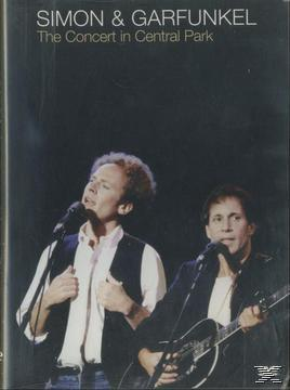 DVD-Cover Simon & Garfunkel 'The Concert in Central Park', zwei Männer singen.