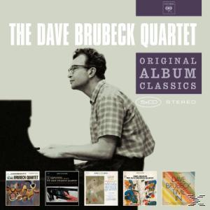 Albumcover. Dave Brubeck Quartet, mit Albumcovern darunter. Text: 'Original Album Classics'.
