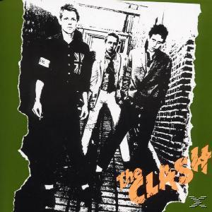 Albumcover. Drei Männer vor einer Wand. Titel: 'The Clash'.