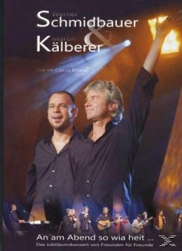 DVD-Cover mit zwei Männern, einer Bühne und dem Text: "An am Abend so wia heit".