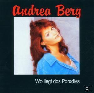 Andrea Berg-Albumcover. Porträt einer Frau mit roten Haaren auf schwarzem Hintergrund.