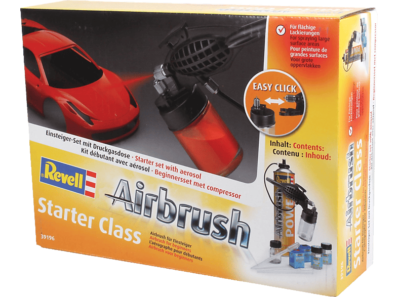 REVELL 39196 Airbrush Starter Set, Mehrfarbig | Modellbau Zubehör