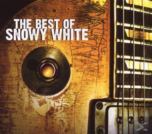 Albumcover mit einer Gitarre und dem Titel „The Best of Snowy White“.