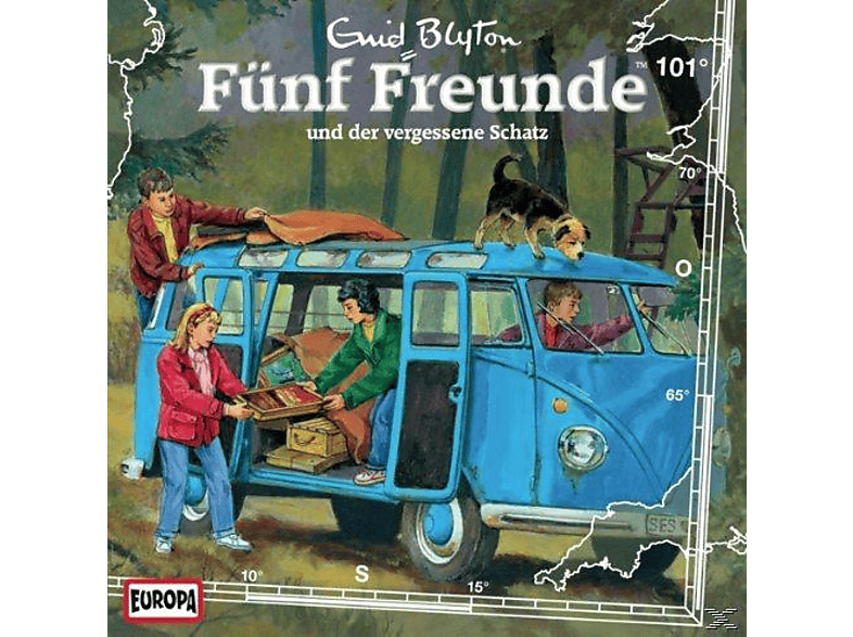 Fünf Freunde - Fünf Freunde 101: ...und der vergessene Schatz - (CD)