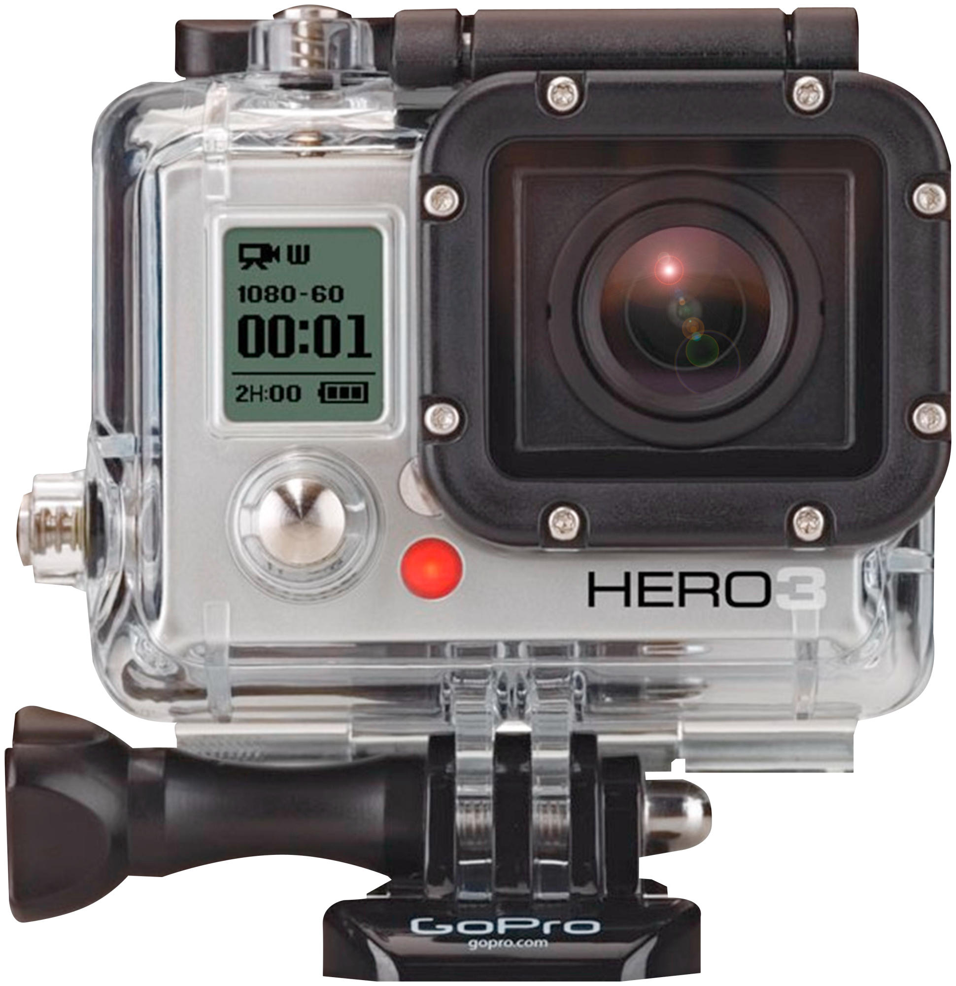 Videocámara outdoor - GoPro Hero 3 Silver Edition, Full HD, 11 Mp