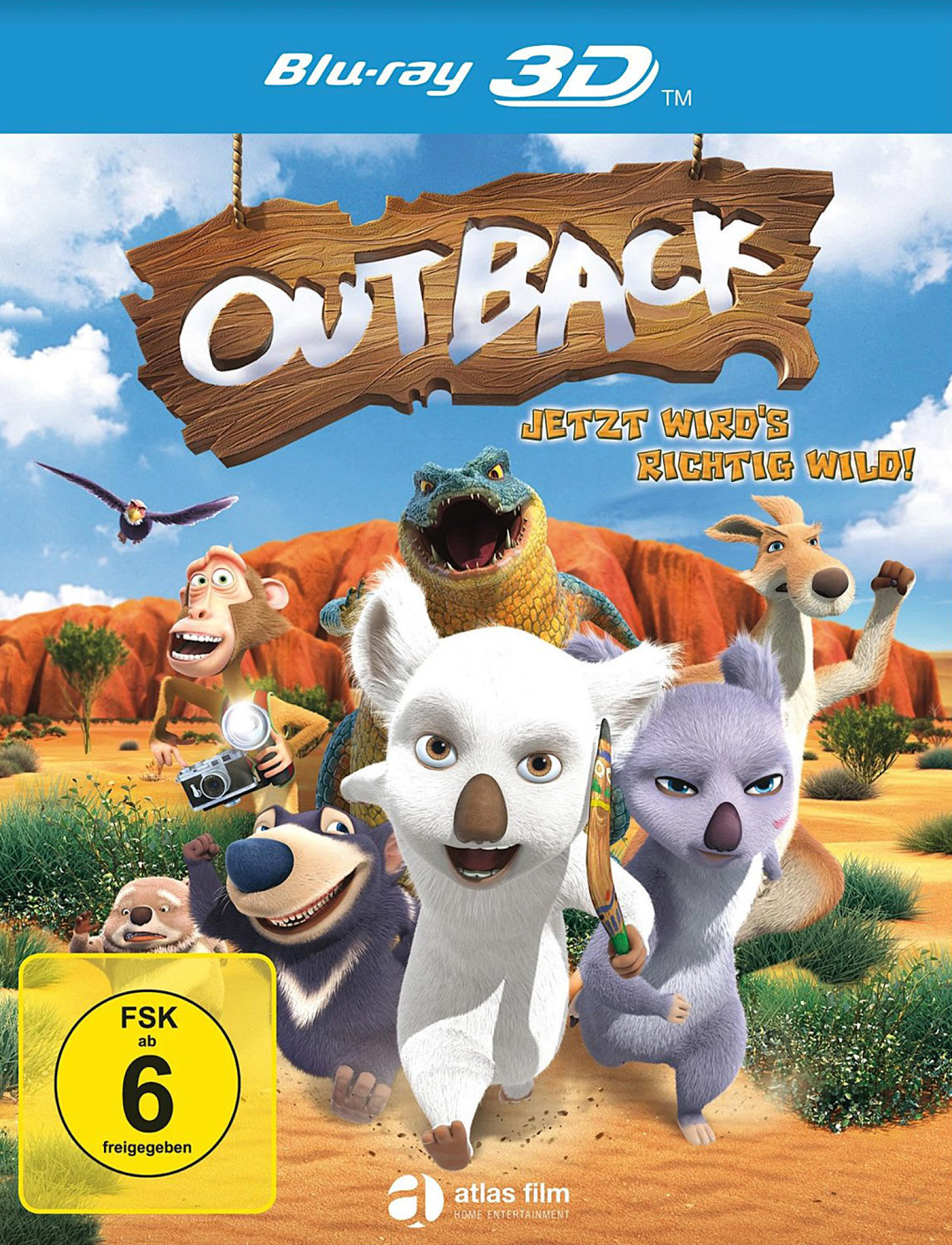 3D wild! Outback richtig Blu-ray - Jetzt wird\'s