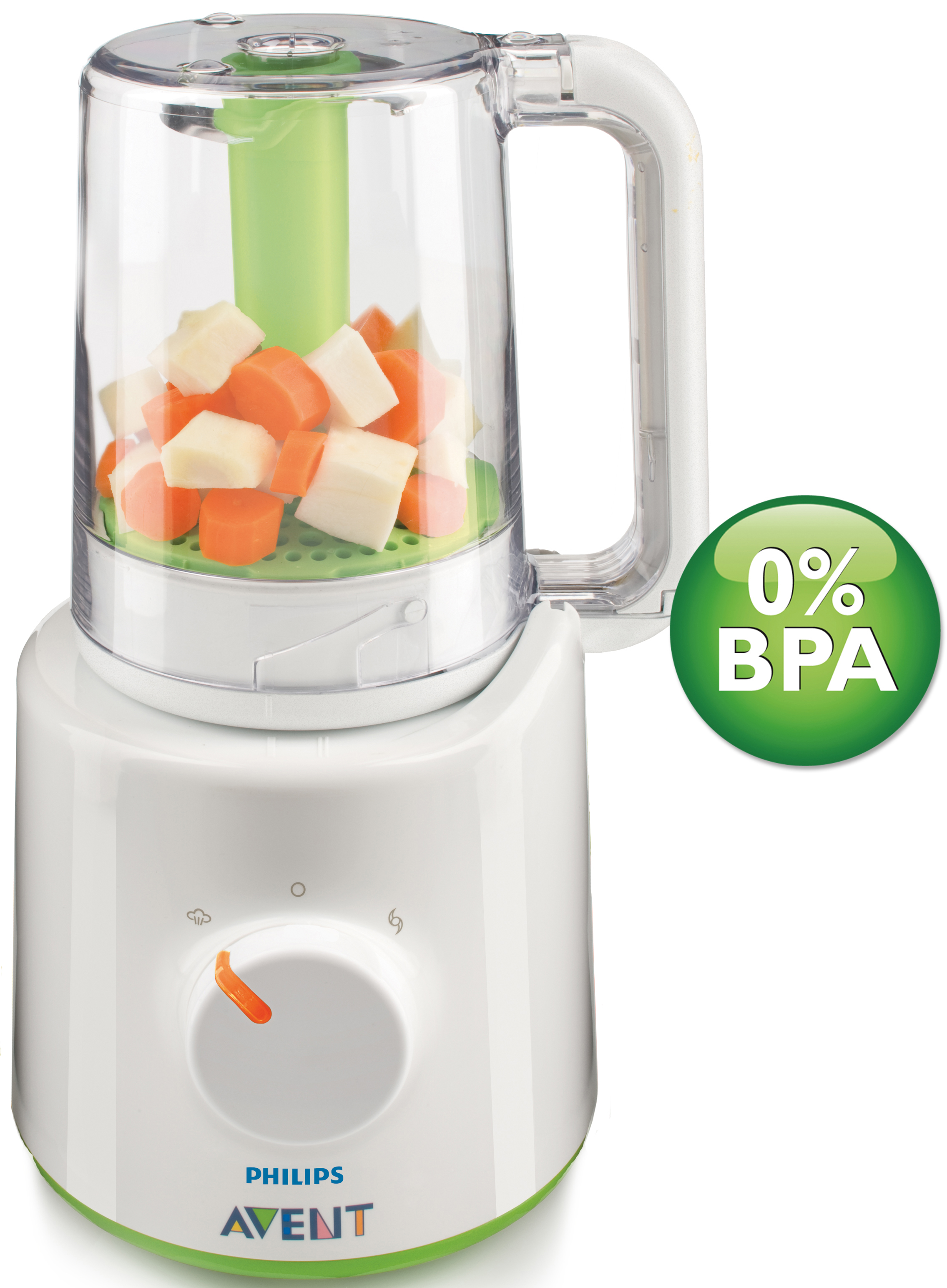 PHILIPS Avent Dampfgarer und Mixer SCF870/20 inkl. leckerer, altersgerechter Rezeptideen