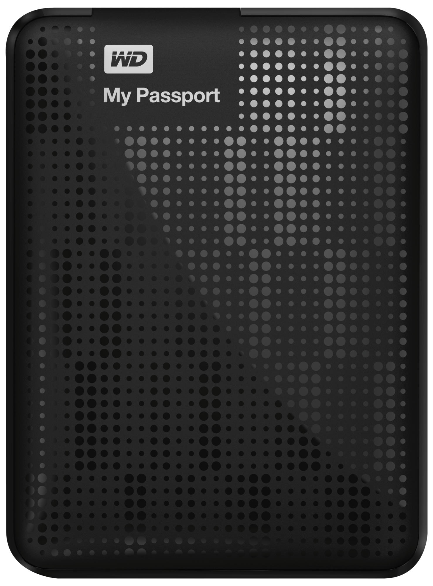 Disco duro de 1Tb - WD My Passport, negro, externo, 2.5" y USB 3.0