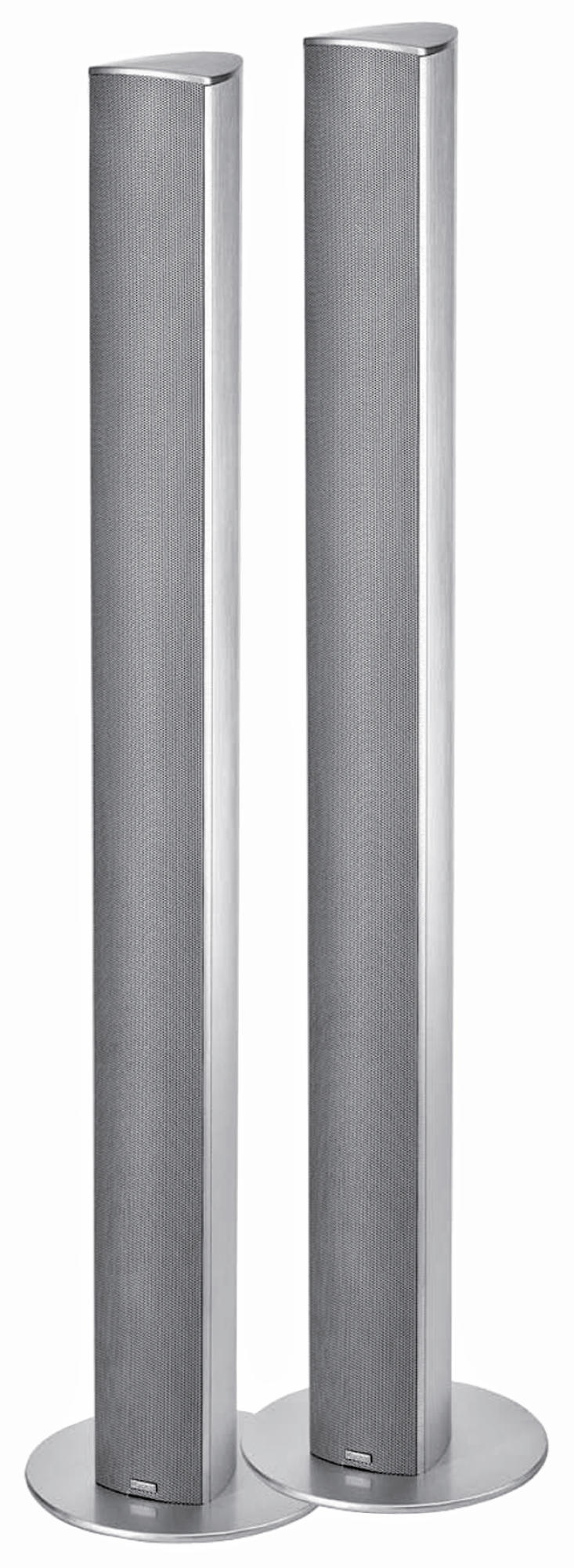 MAGNAT Needle Alu Super Tower 1 Paar Standlautsprecher (Passiv, Silber