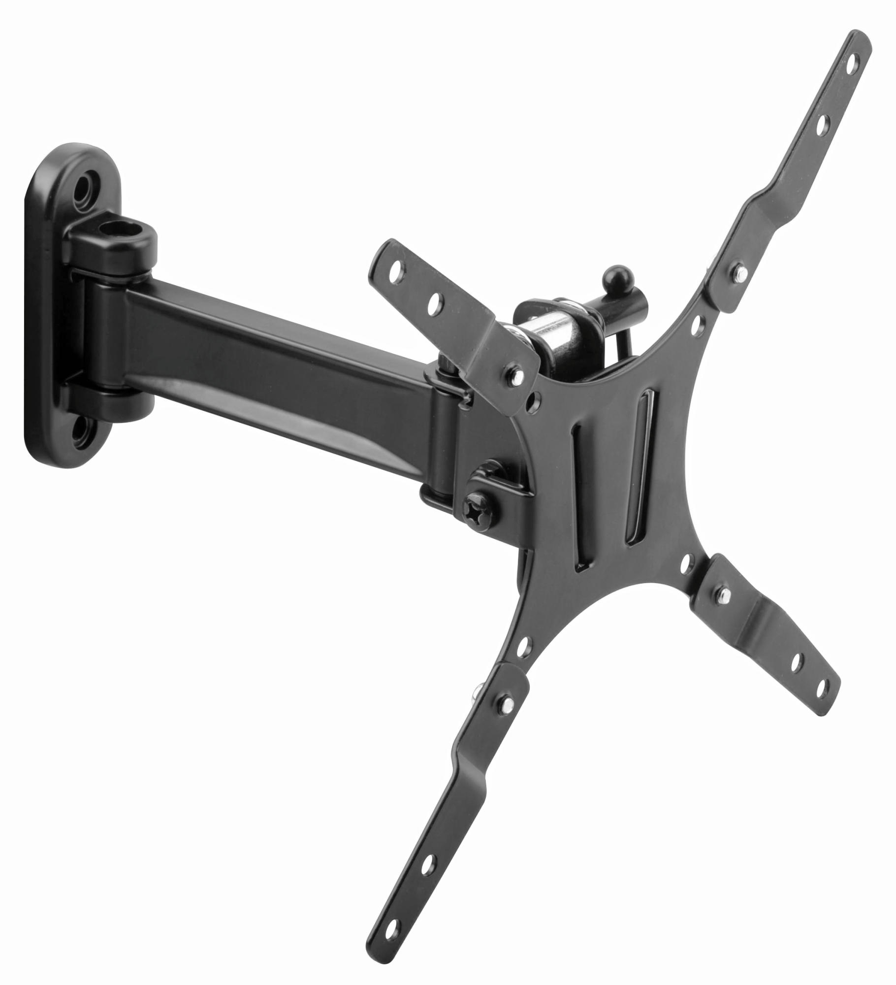 ISY IWH-5000 Wandhalterung 10-32 Fullmotion Wandhalterung, max. 32 Zoll, Schwenkbar, Neigbar, Schwarz