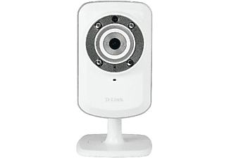 Cámara de vigilancia IP - D-Link DCS-932L, WiFi, Infrarrojos, Micrófono integrado, Blanco, domótica