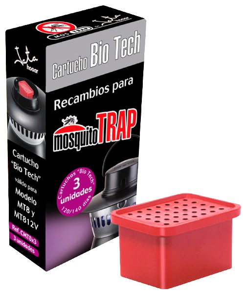 Recambio de atrapamosquitos - Jata CMT8x3 compatible con los modelos MT8 y MT812V