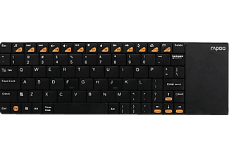 Teclado inalámbrico - Rapoo e2700, mini teclado, wireless, color negro