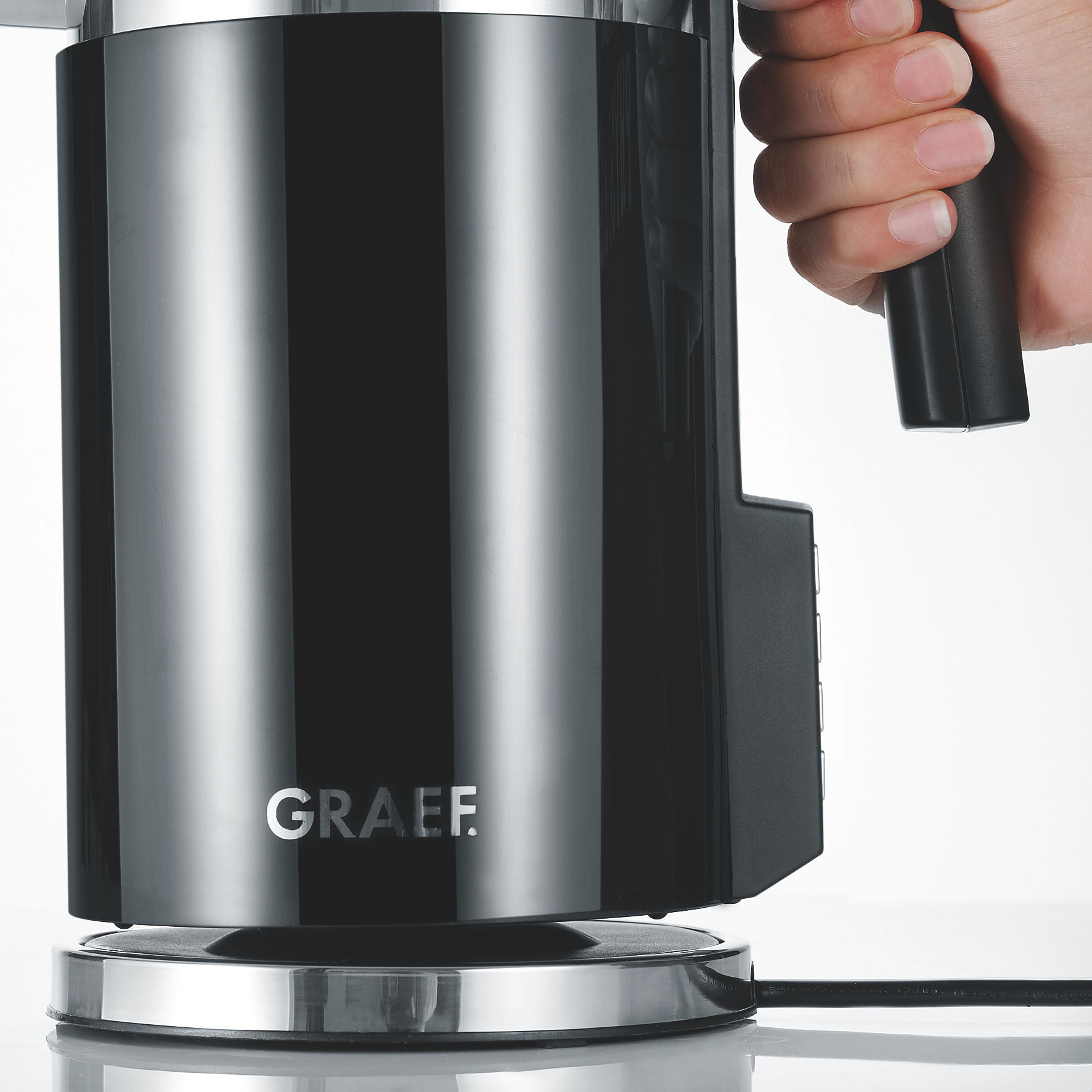 GRAEF WK 702 Wasserkocher, Schwarz