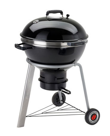 LANDMANN 31342 Black Pearl Comfort 58 Kohlegrill, Schwarz 