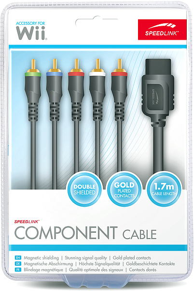 SPEEDLINK Komponentenkabel für Wii, Anschlusskabel