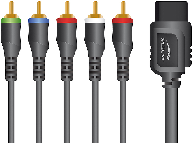 SPEEDLINK Komponentenkabel für Wii, Anschlusskabel