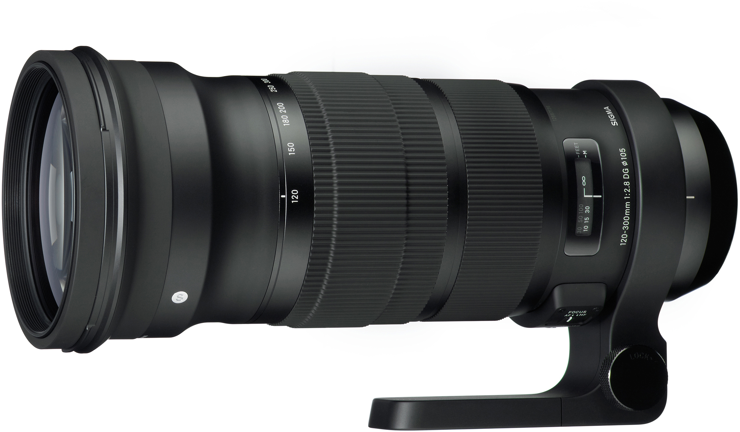 SIGMA 120-300mm/2,8 DG OS HSM SA 120 mm - 300 mm f/2.8 DG, OS, HSM (Objektiv für Sigma SA-Mount, Schwarz)