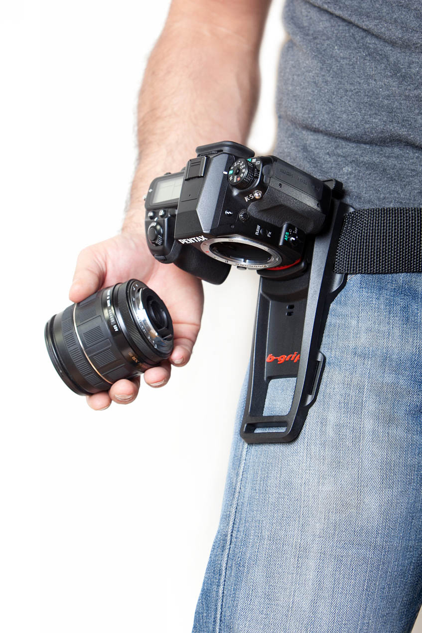 B-GRIP Evo Basic Kit, Kamera-Tragesystem, Hüftgurt, Schwarz