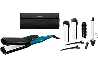 PHILIPS HP8698/00 Multi-Styler - Multistyler (Schwarz/Blau)